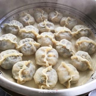 韭菜鸡蛋蒸饺的做法步骤：11