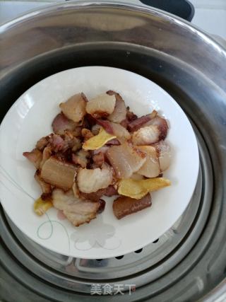 腊肉炒春笋的做法步骤：6