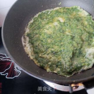 茵陈煎蛋的做法步骤：11