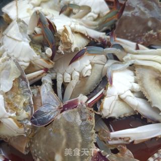 野葱韩式辣海蟹的做法步骤：4