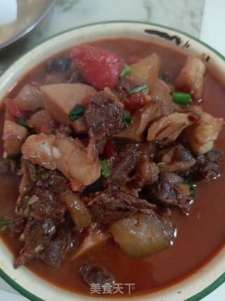 萝卜烧牛肉的做法步骤：7