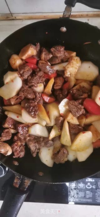 萝卜烧牛肉的做法步骤：5