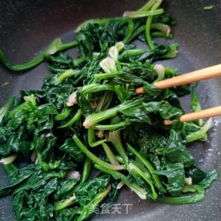菠菜拌麻椒鸡的做法步骤：9