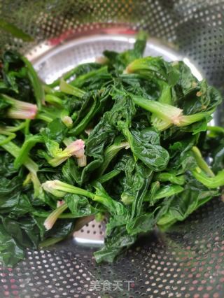 菠菜拌麻椒鸡的做法步骤：7