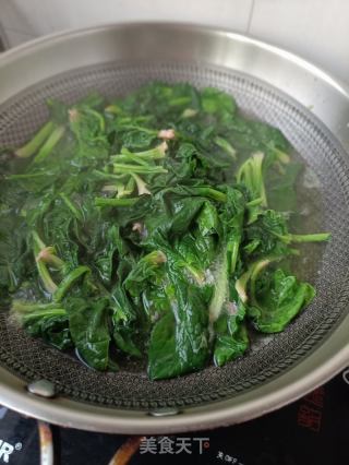 菠菜拌麻椒鸡的做法步骤：5
