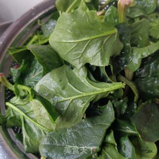 菠菜拌麻椒鸡的做法步骤：3