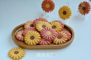 口感酥香0添加的雏菊饼干的做法步骤：18
