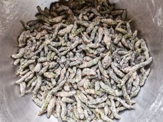 黑全麦粉蒸楮桃穗的做法步骤：5