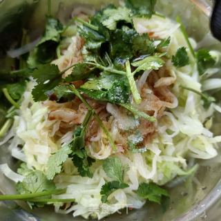 麻椒鸡拌莲花白的做法步骤：11