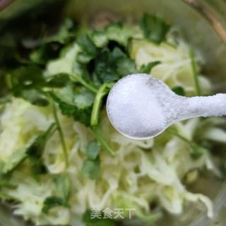 麻椒鸡拌莲花白的做法步骤：9