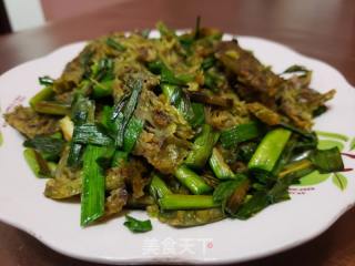 蒜苗炒榆钱窝窝头的做法步骤：6