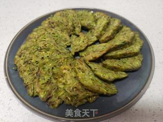 蒜苗炒榆钱窝窝头的做法步骤：3