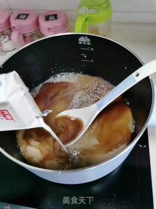 糯米香奶茶的做法步骤：9