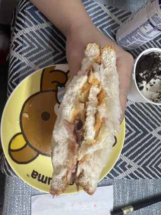 快手营养山药三明治早餐的做法步骤：9