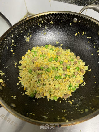 欧阳娜娜同款无米炒饭的做法步骤：8