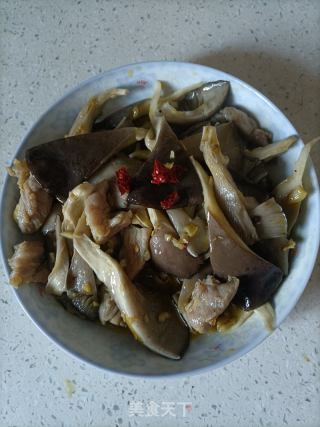 平菇炒肉片的做法步骤：10