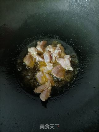 平菇炒肉片的做法步骤：4