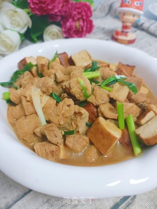 豆泡烧肉的做法步骤：6