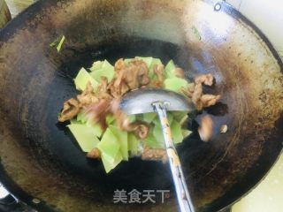 青笋过油肉的做法步骤：5