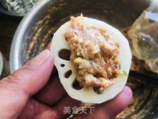 新派藕夹的做法步骤：6