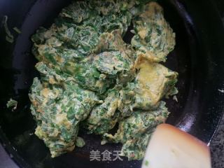 韭菜煎蛋的做法步骤：5