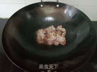 蕨菜炒腊肉的做法步骤：5