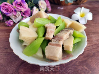 咸肉炖双笋的做法步骤：10
