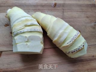 咸肉炖双笋的做法步骤：4