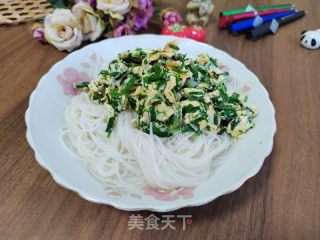韭菜鸡蛋面的做法步骤：9