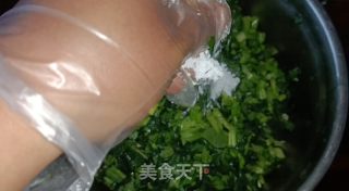 菜馍（菠菜菜团）的做法步骤：3
