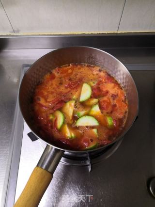 番茄肉圆汤的做法步骤：8