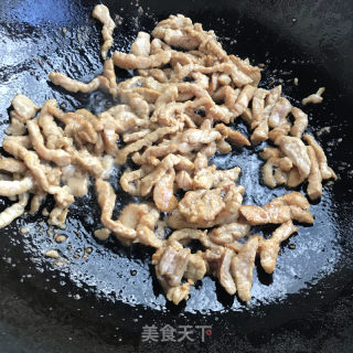 蒜苔炒肉丝的做法步骤：6