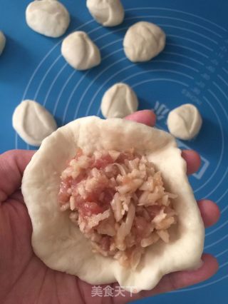 莲藕包的做法步骤：5