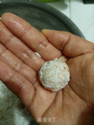 珍珠丸子——简化版的做法步骤：5