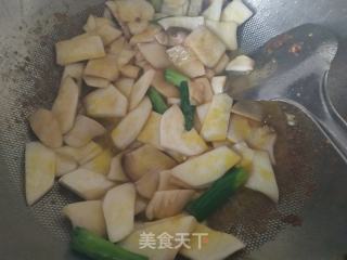 杏鲍菇炒肉的做法步骤：7