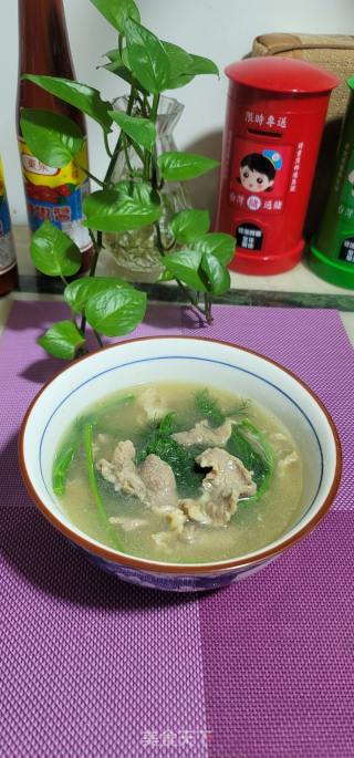 茴香苗瘦肉汤的做法步骤：9