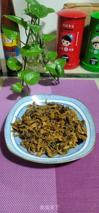 五花肉炒咸菜的做法步骤：8
