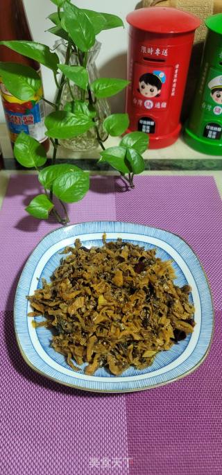 五花肉炒咸菜的做法步骤：7