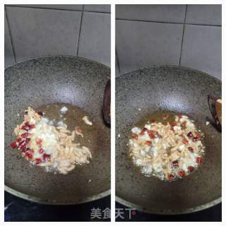 五花肉炒咸菜的做法步骤：3
