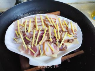 咸肉蒸春笋的做法步骤：7