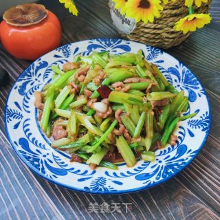 肉丝炒芹菜的做法步骤：9