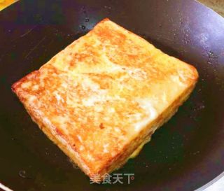 午餐肉花生酱西多士的做法步骤：6