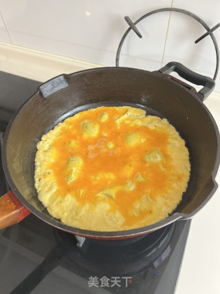 槐树花炒鸡蛋的做法步骤：3