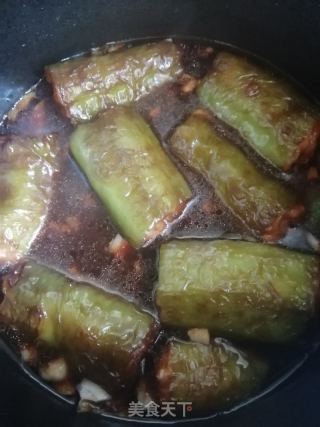 青椒酿肉的做法步骤：7