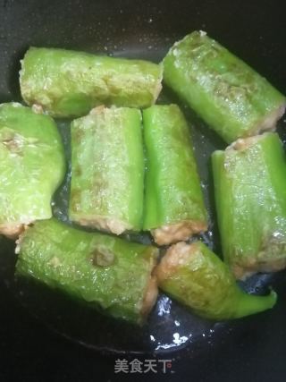 青椒酿肉的做法步骤：5