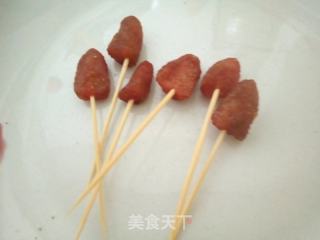 草莓夹心巧克力的做法步骤：1