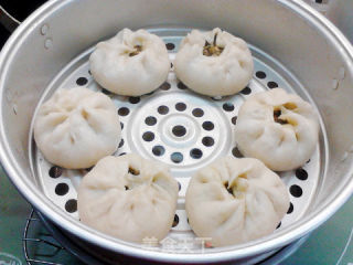 腊肉酸菜莜面包子的做法步骤：20