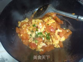 西红柿炒鸡蛋的做法步骤：9