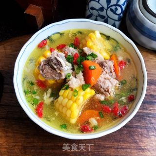 玉米排骨汤的做法步骤：10