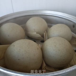 黑芝麻核桃桑葚粉馒头的做法步骤：11